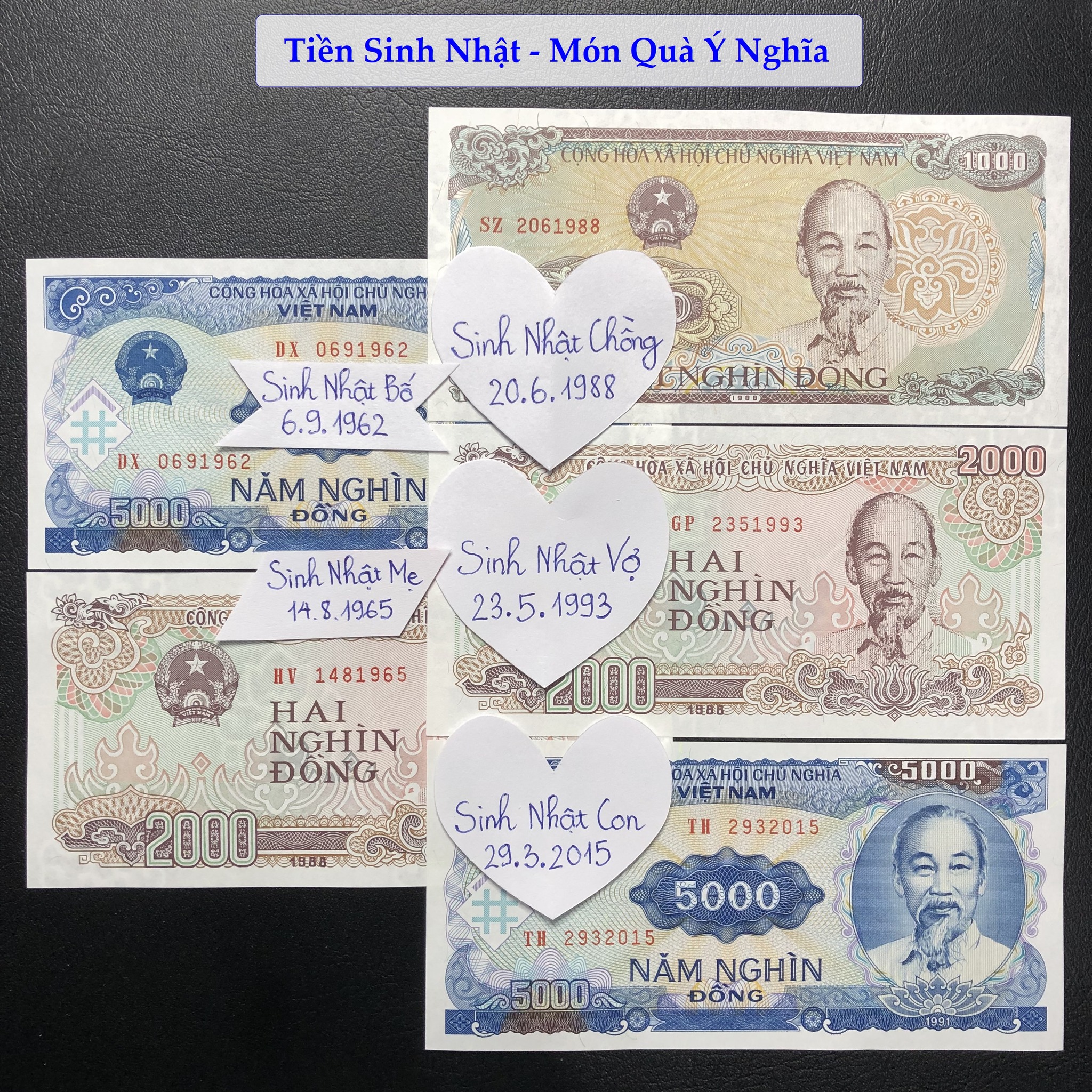 Tiền sinh nhật, ngày kỉ niệm Facebook ad: TIỀN SINH NHẬT - GIỮ KHOẢNH KHẮC, GỬI…
