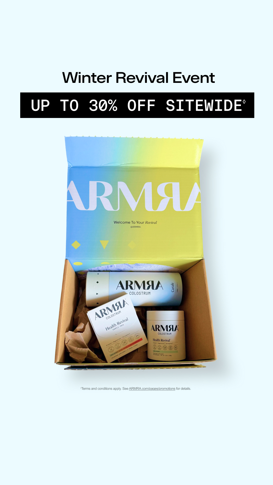 ARMRA Facebook ad