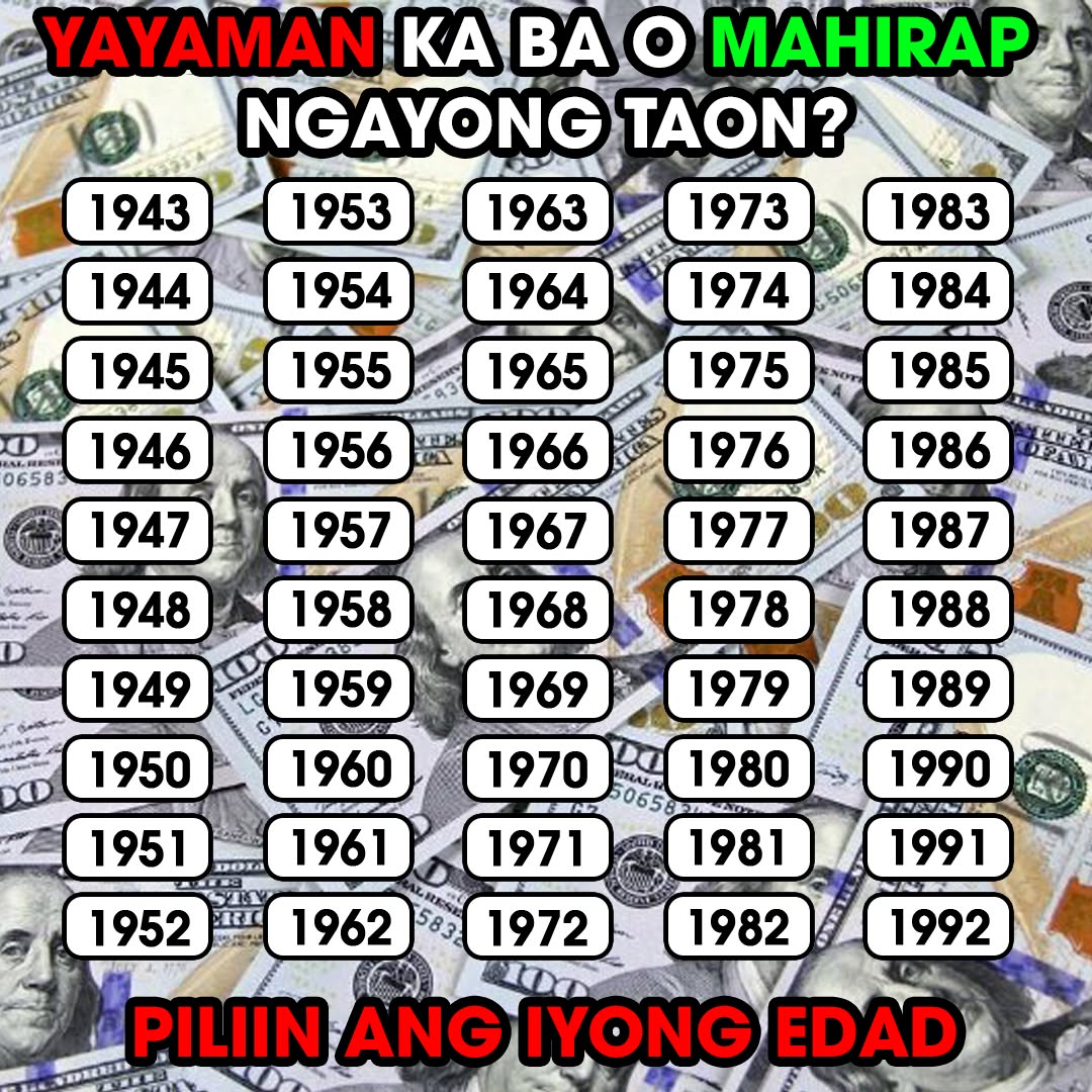 Astrology PH Facebook ad: Anong taon ka ipinanganak?