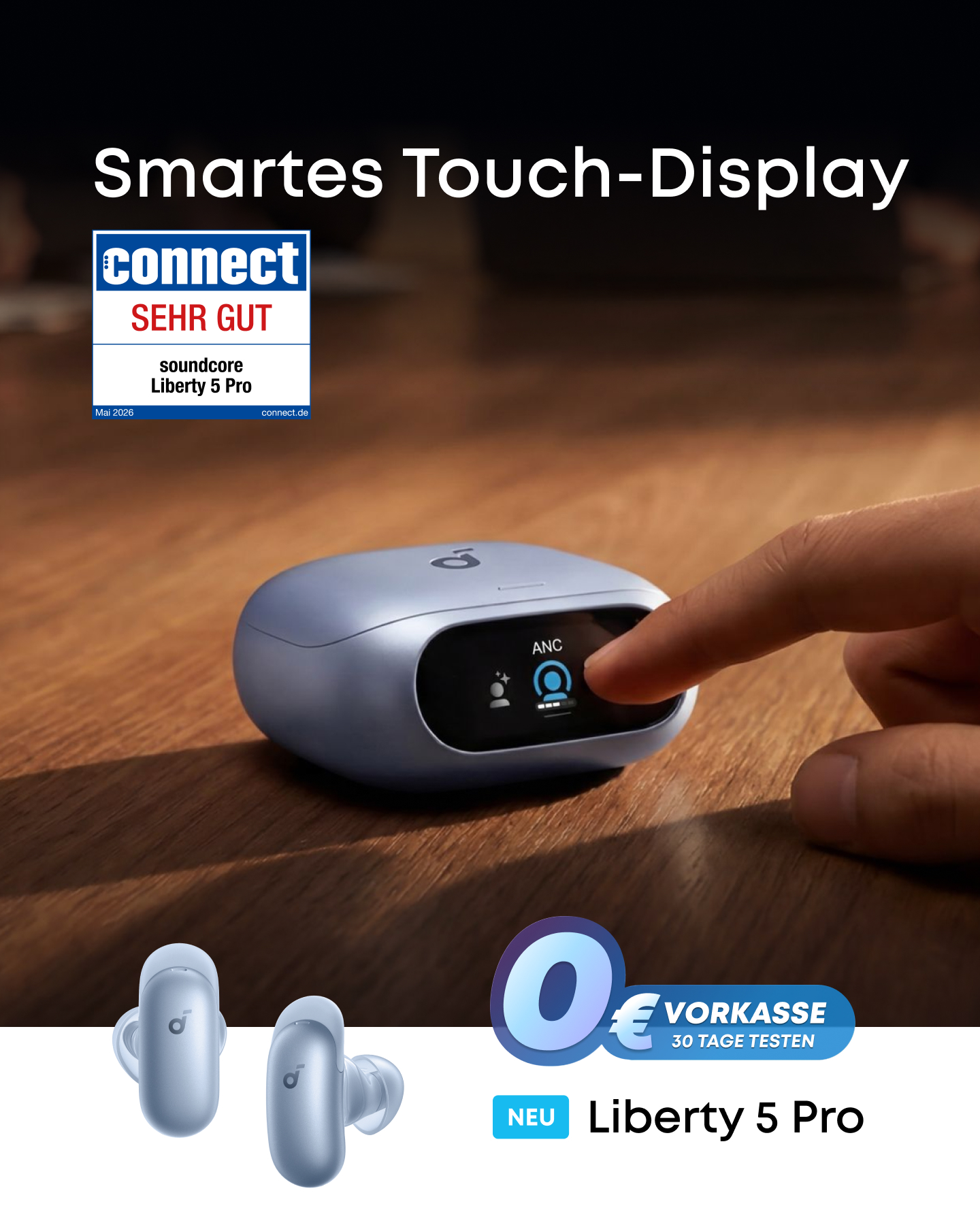 soundcore Deutschland Facebook ad from May 24, 2026