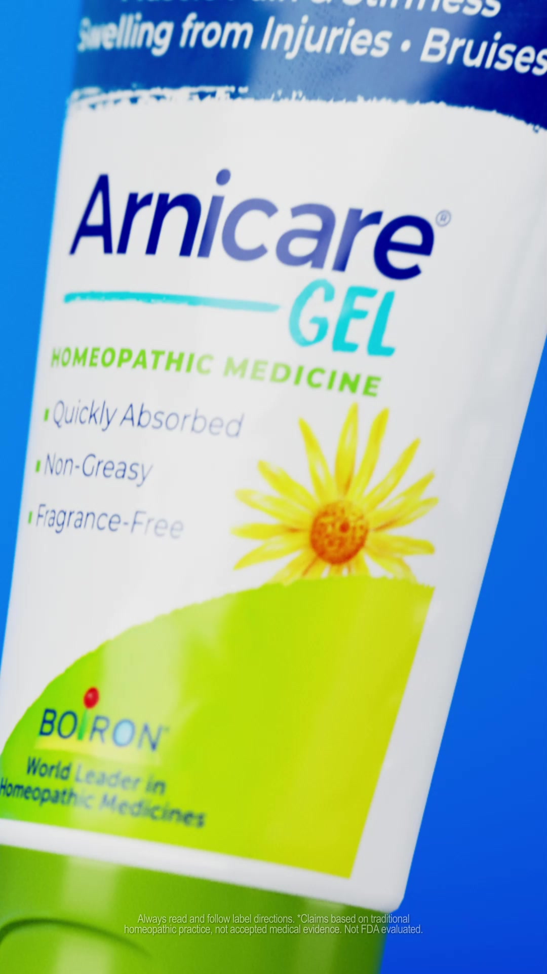 BOIRON USA Facebook ad: Unscented and Non-Greasy Topical Pain Reliever