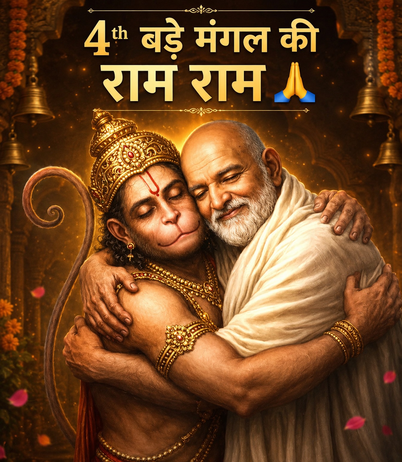 Neem Karoli Baba Meditation Centre Facebook ad: हनुमान जी का आशीर्वाद और नीम करौली बाबा…