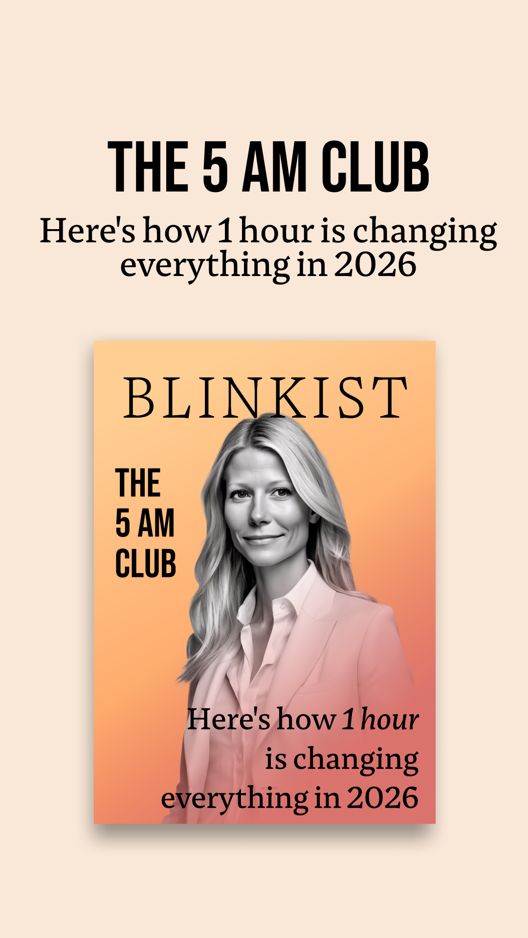 Blinkist Facebook ad