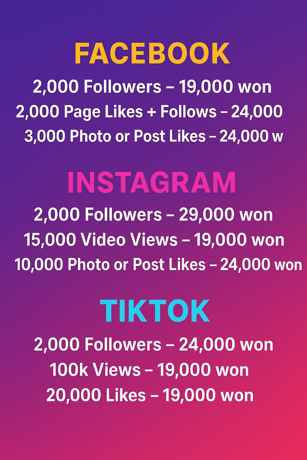 남연주 Facebook ad: Professional Social Media Growth Services