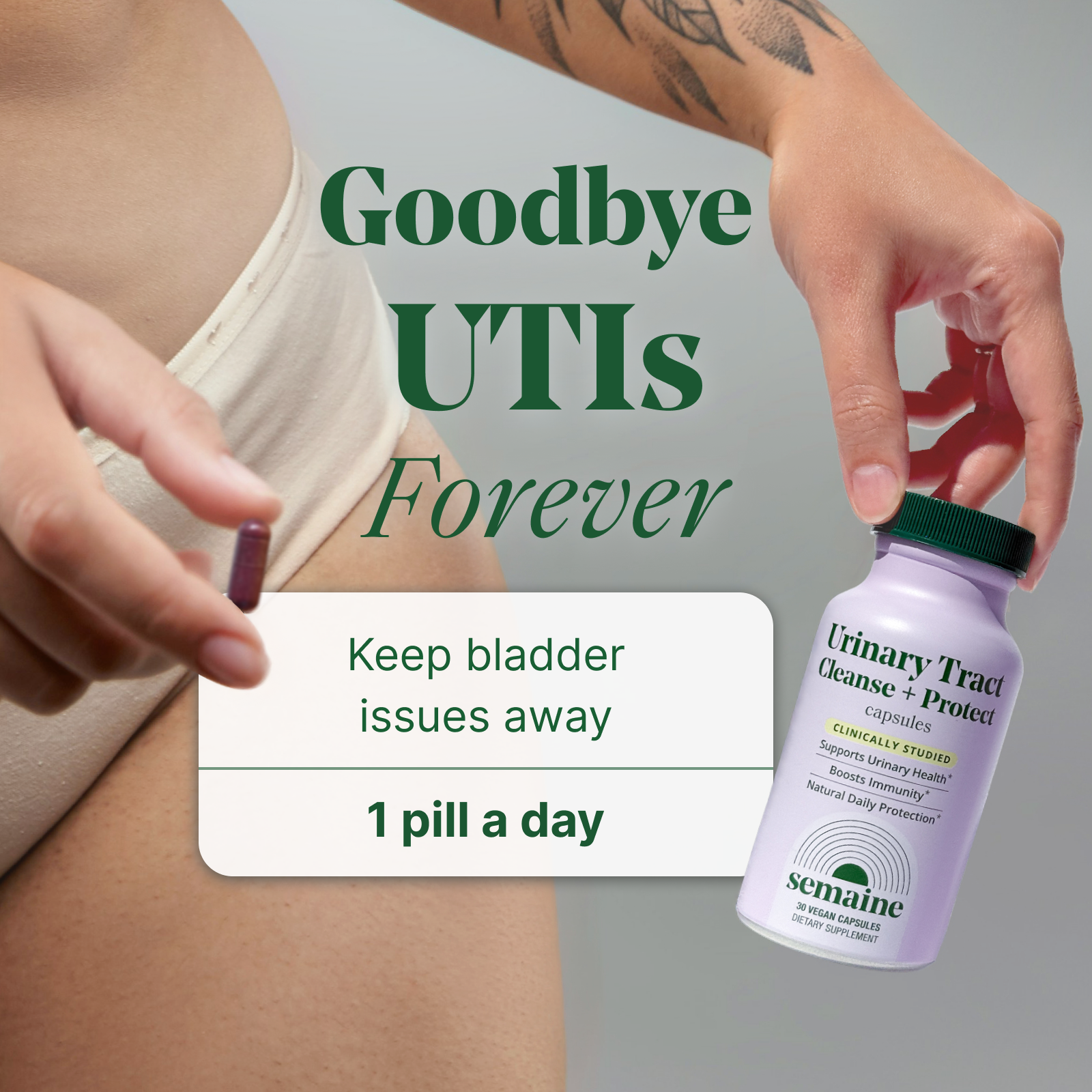 Semaine Health Facebook ad: Proven To Tackle Biofilm