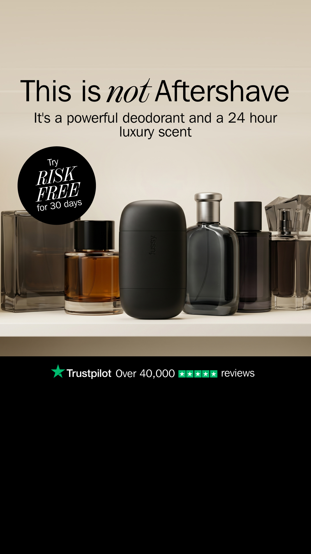 Fussy Facebook ad
