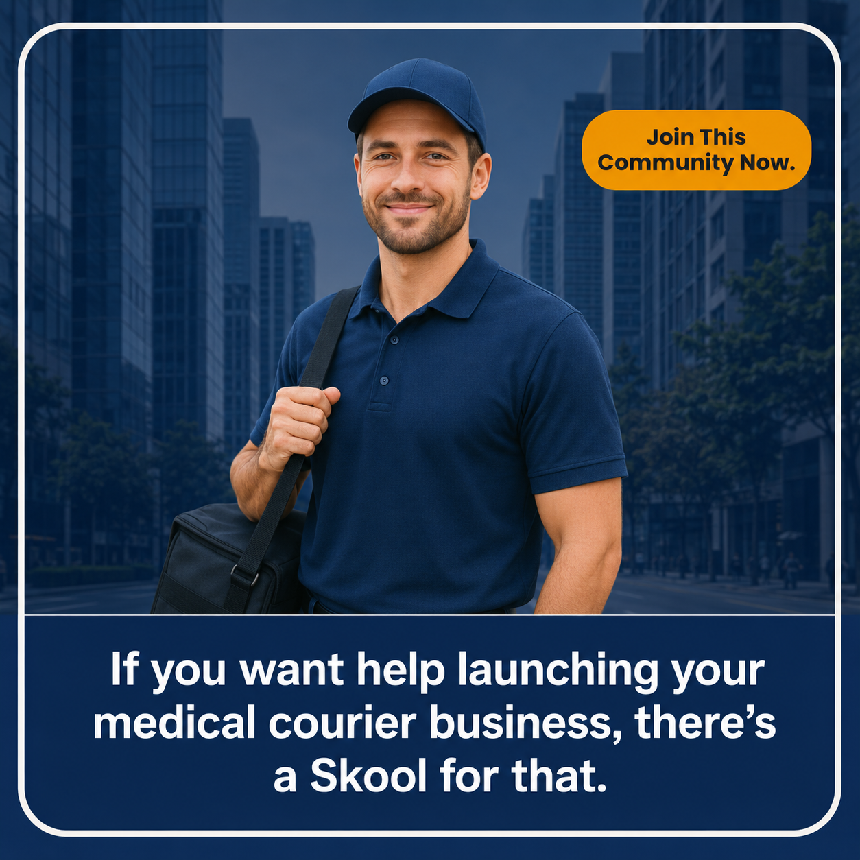 Skool Facebook ad