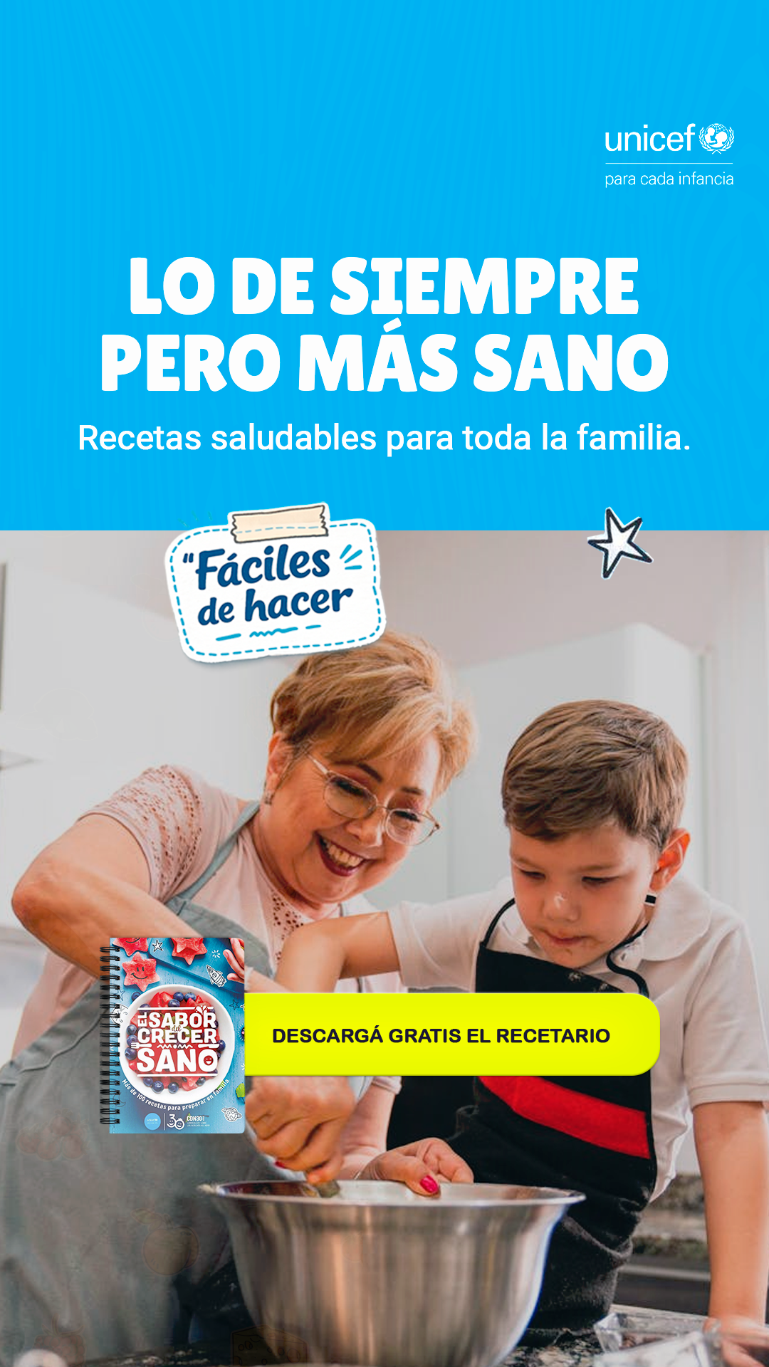 UNICEF Uruguay Facebook ad from Jul 28, 2026