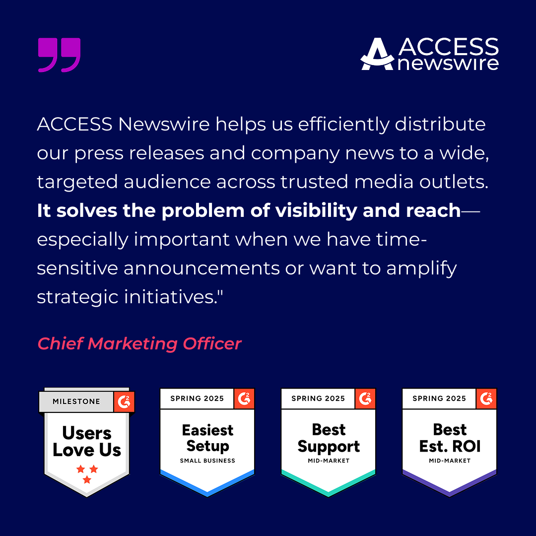 Access Newswire Facebook ad