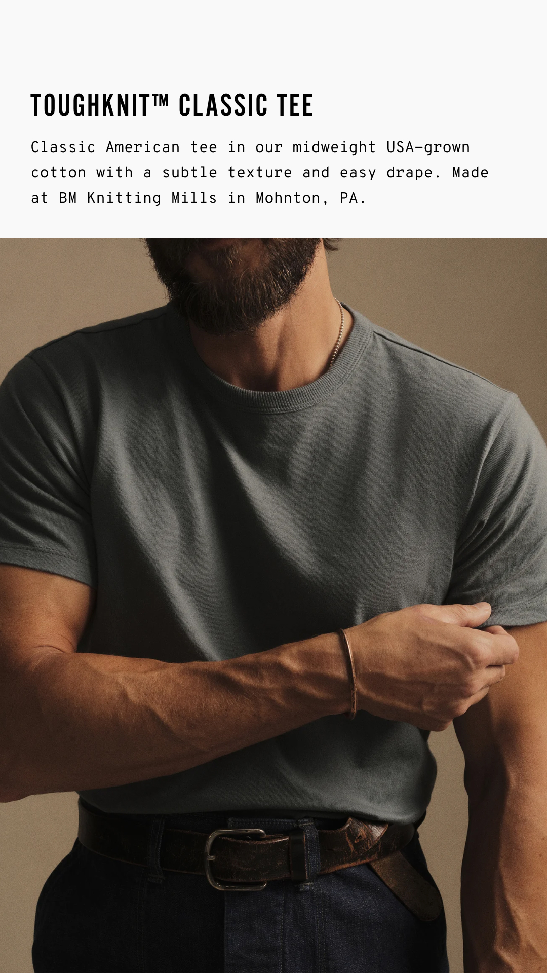 Buck Mason Facebook ad