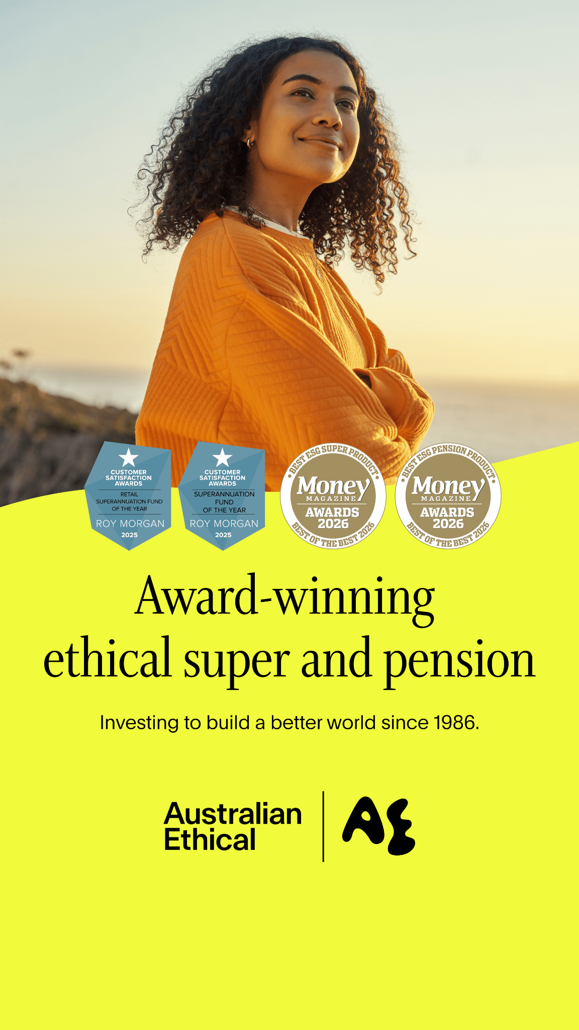 Australian Ethical Investment Facebook ad