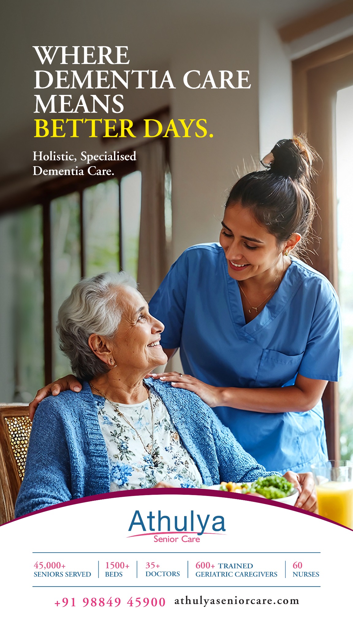 Athulya Assisted Living Facebook ad
