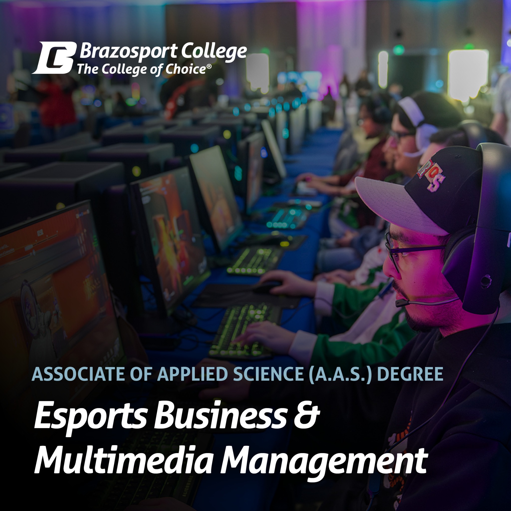 Brazosport College Facebook ad: Turn Your Passion Into a Career.