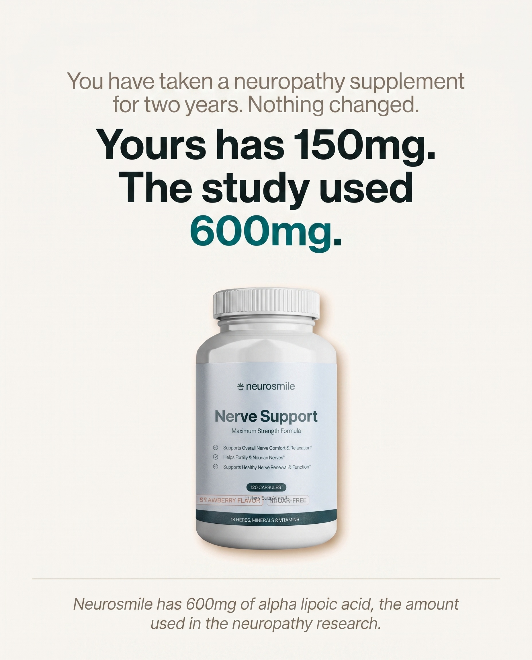 Neuropathy Secrets Facebook ad: Feel The Ground Under You Again