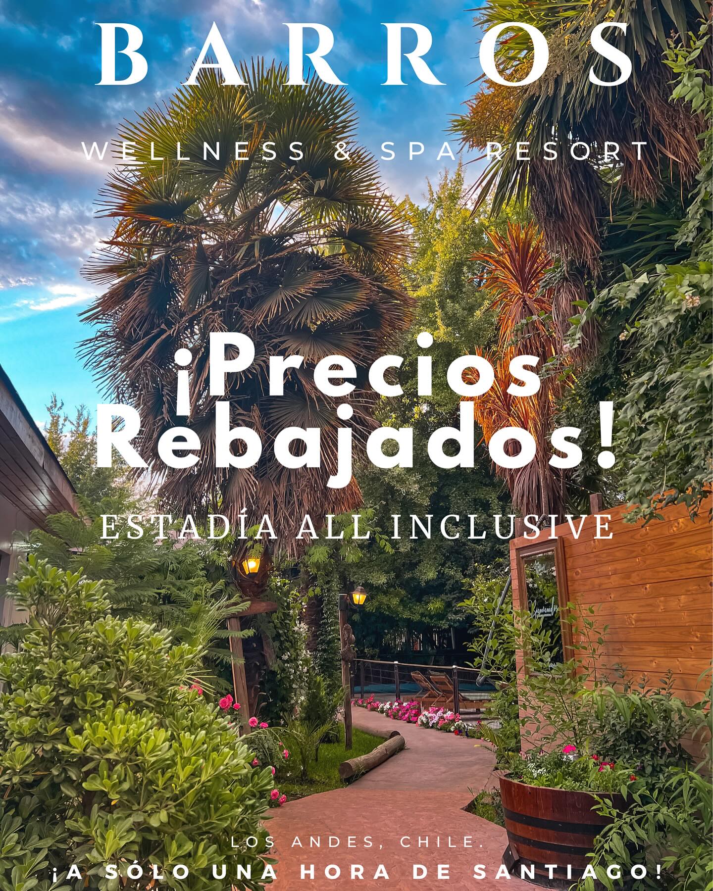 Barros Wellness & Spa Resort Facebook ad: ¡La escapada perfecta!