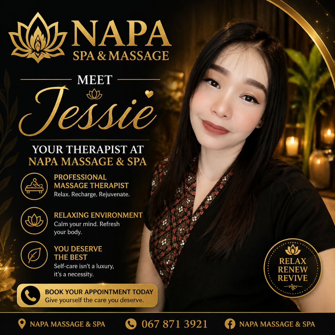 Napa Thai Massage Spa Facebook ad: Meet Jessie at Napa Massage & Spa