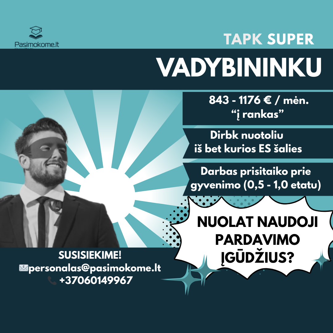 Pasimokome.lt korepetitoriai Facebook ad