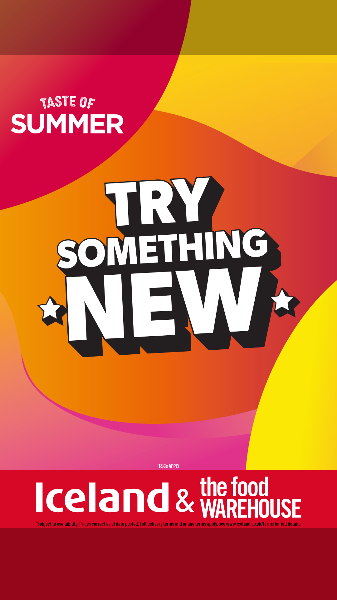 Iceland Foods Facebook ad