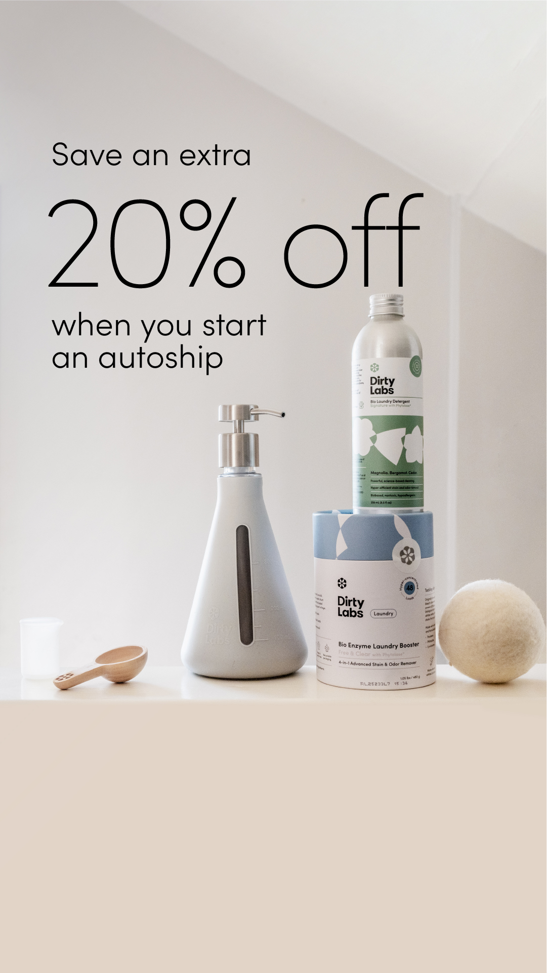 Dirty Labs Facebook ad