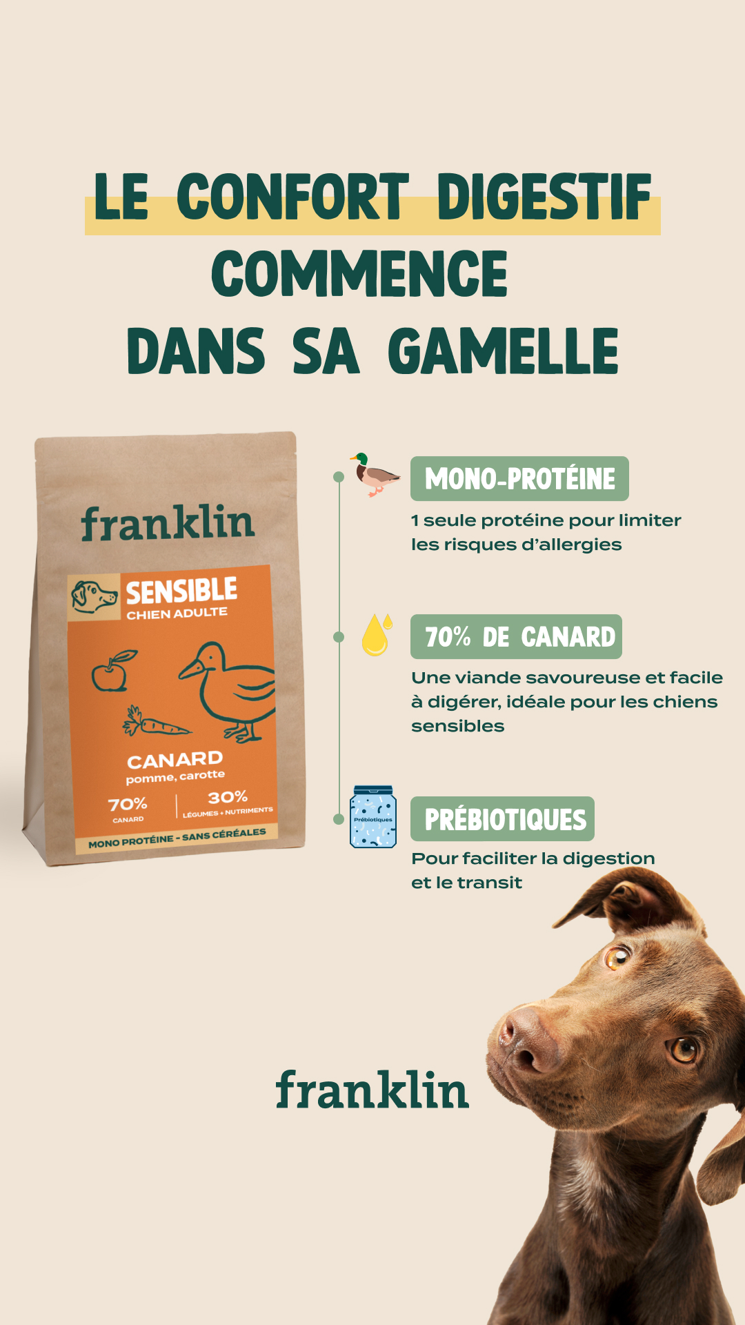 Franklin Pet Food Facebook ad