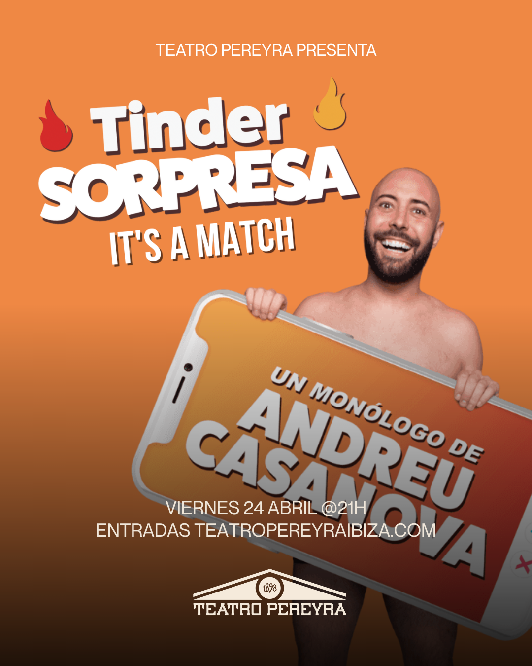 Teatro Pereyra Ibiza Facebook ad: 24/04 a las 21h desde 22€
