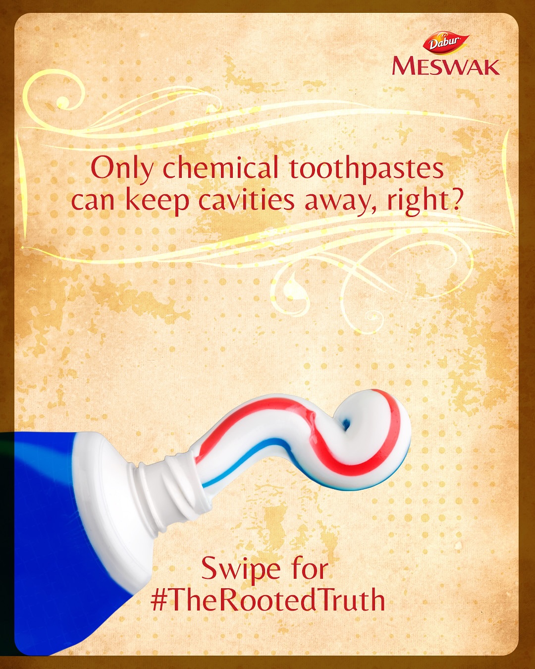 Dabur Meswak Facebook ad: Right from cavity protection to antibacterial action…
