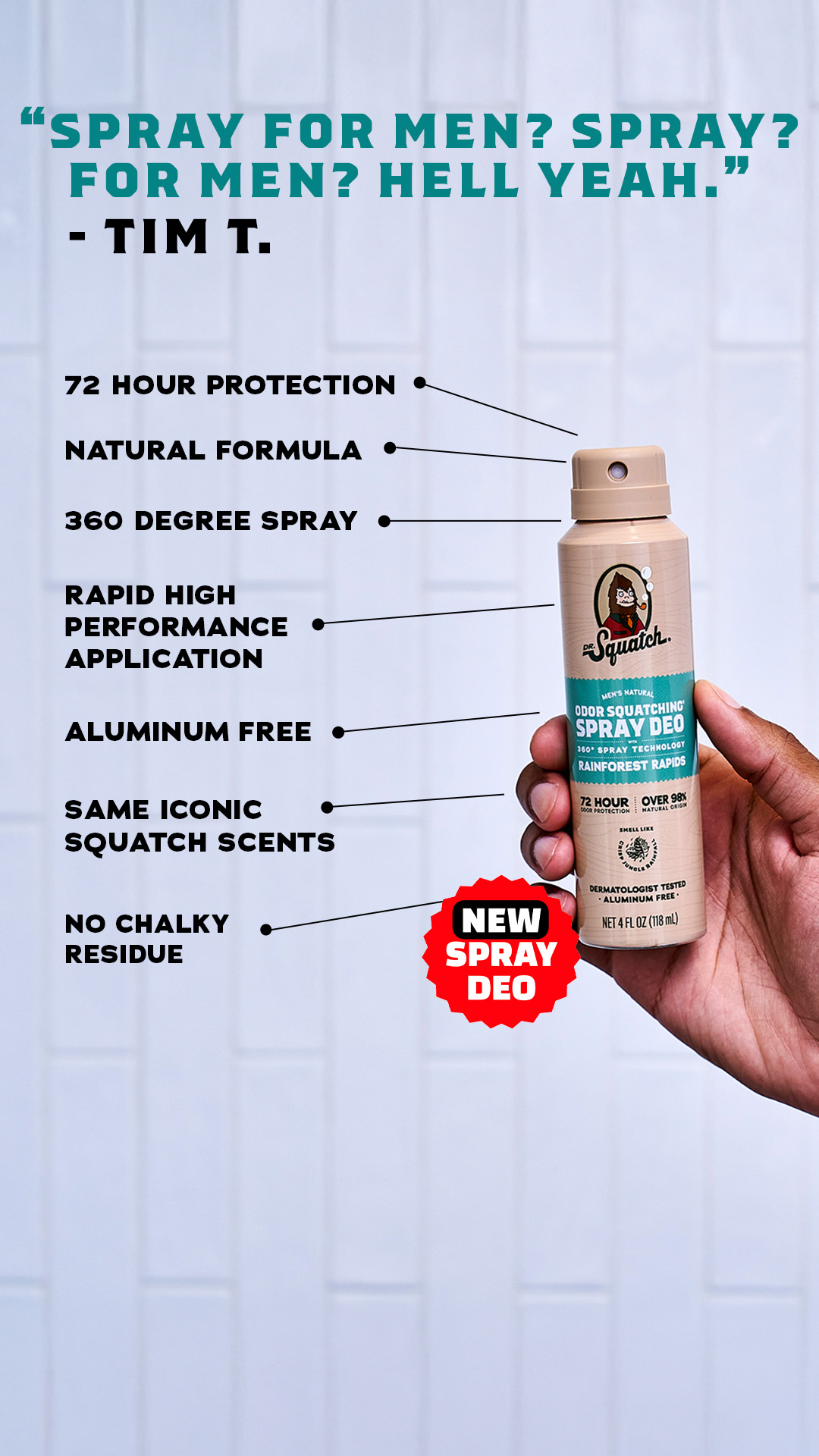 Dr. Squatch Facebook ad