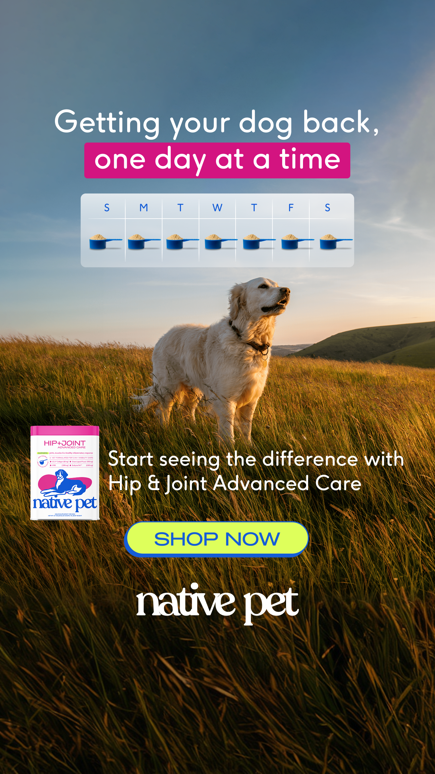 Native Pet Facebook ad