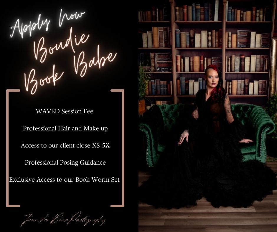 Jennifer Diaz Photography Facebook ad: Limited Edition Book Babe Sessions!