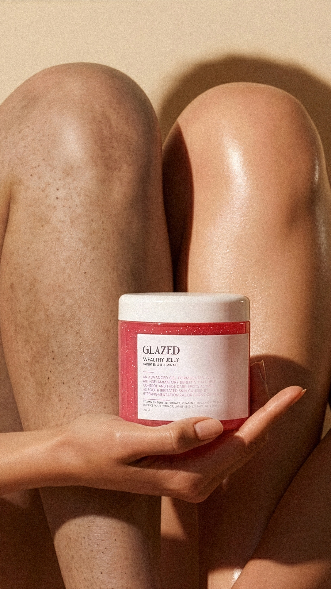 Glazedbeauty Facebook ad: Your Daily Skin Glow