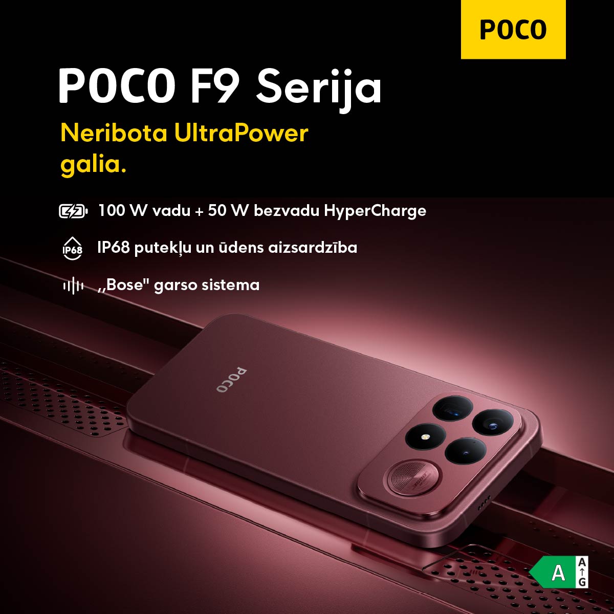 POCO Facebook ad: Flagmano galia be kompromisų