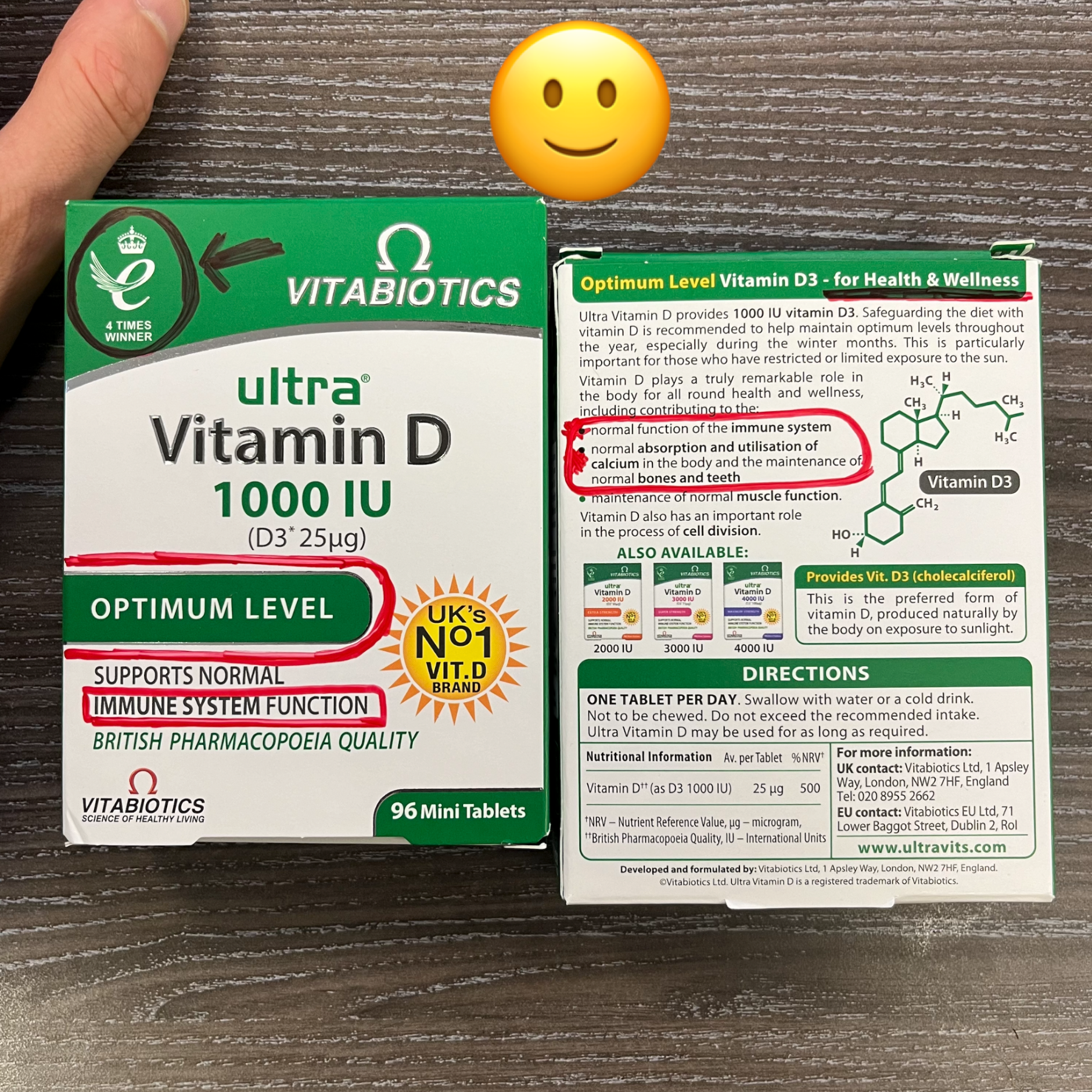 Vitabiotics Facebook ad