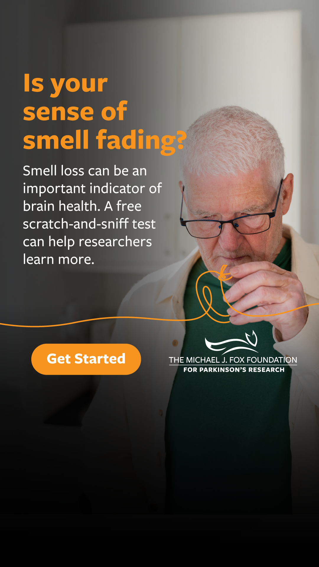 The Michael J. Fox Foundation for Parkinson's Research Facebook ad