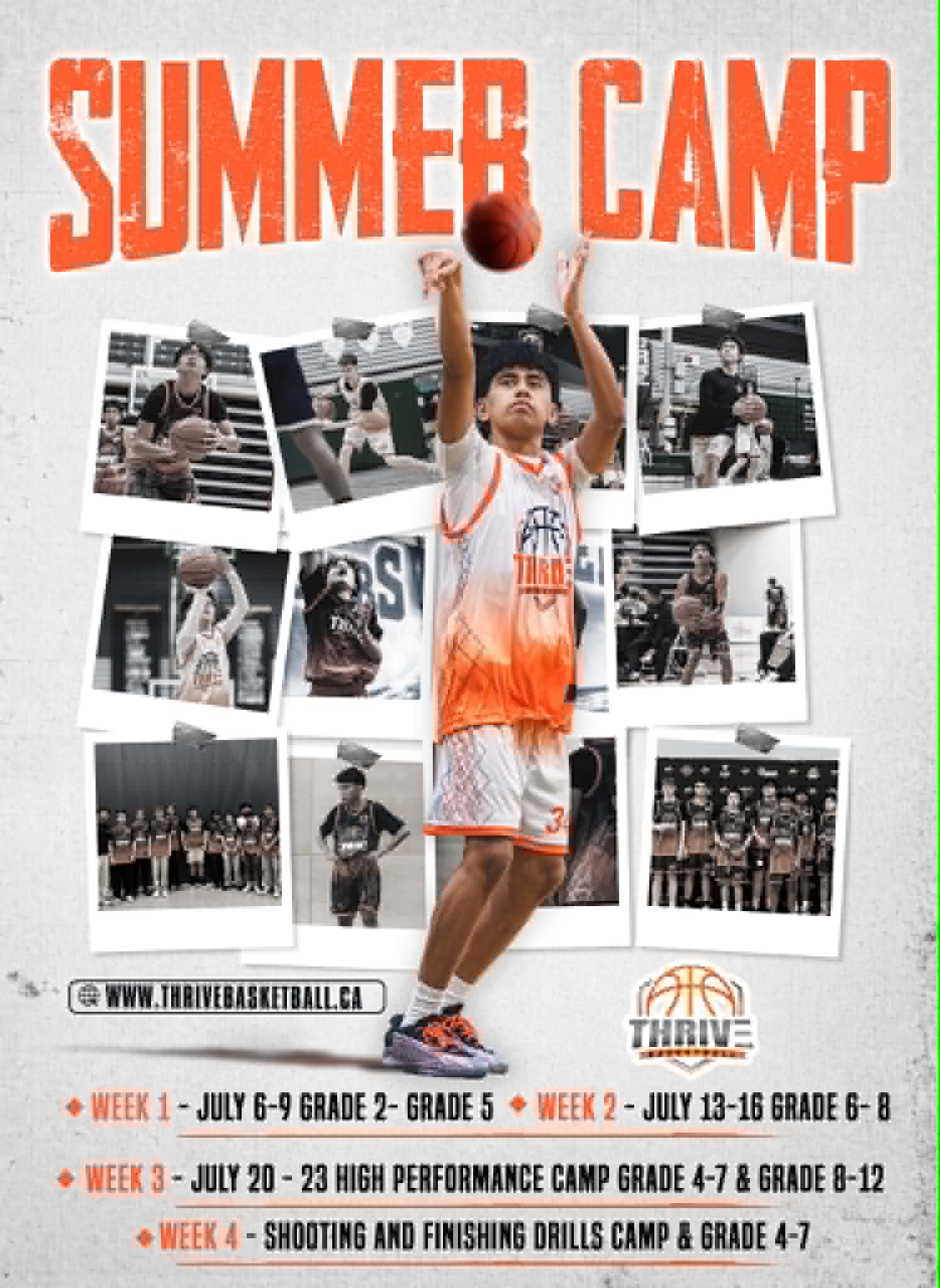 Thrive Basketball Club Facebook ad from May 21, 2026