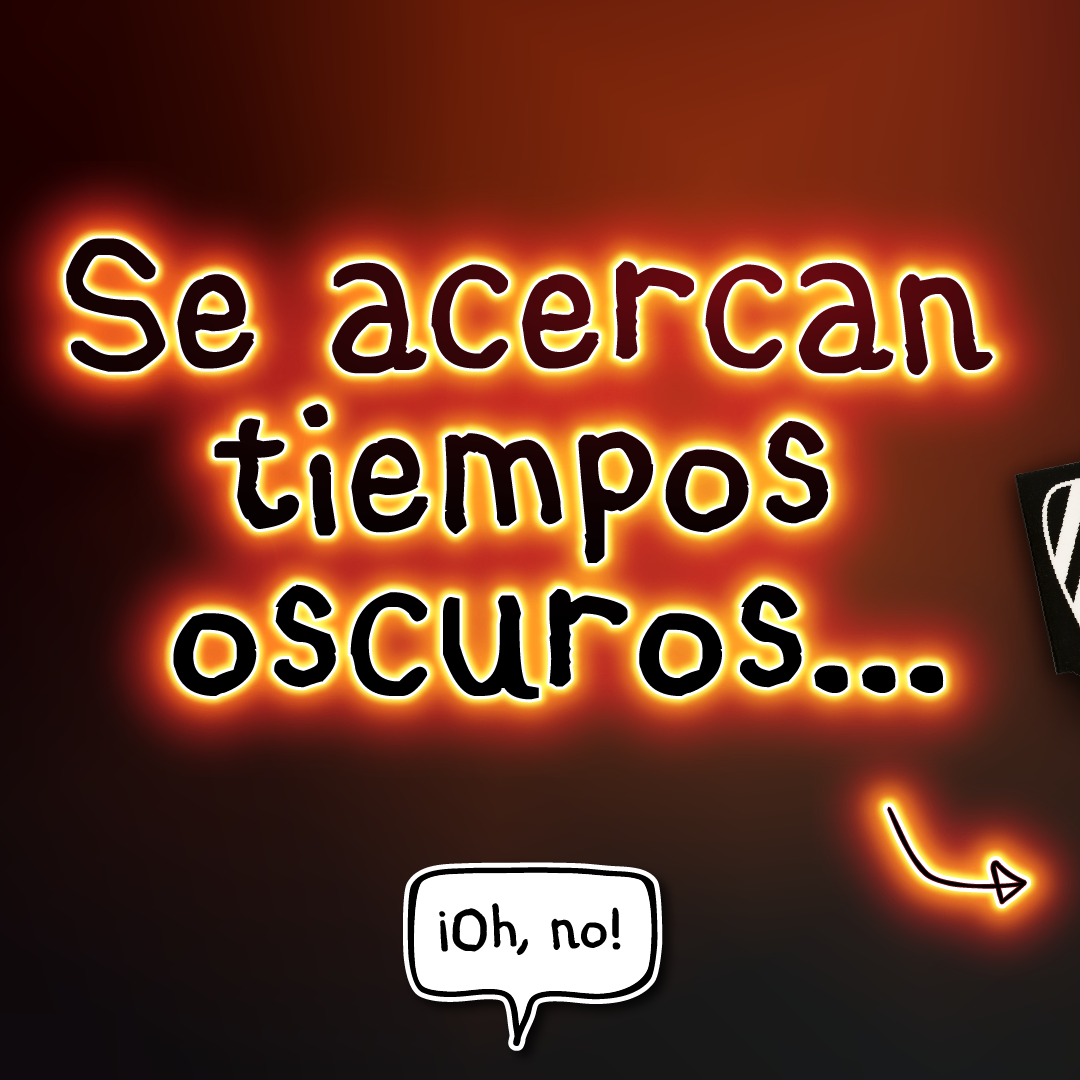 Normal Facebook ad: Sí, todo se oscurecerá un poco.