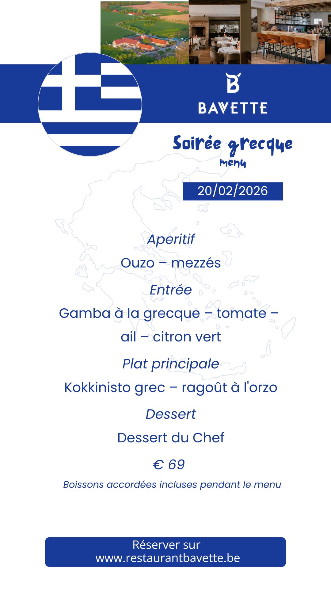 Ferme d'Ecavée & Restaurant Bavette Facebook ad from Jan 13, 2026