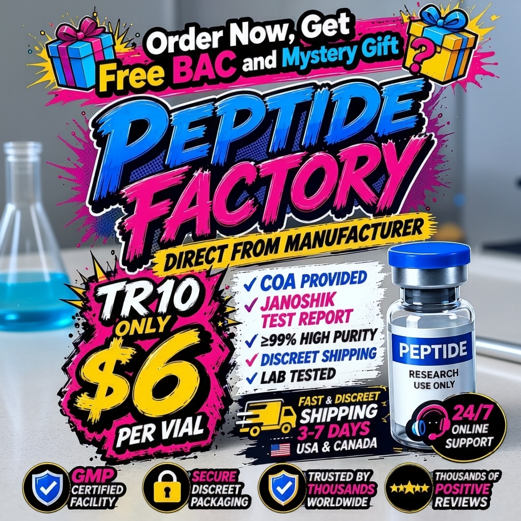 NOVA Peptide Factory Facebook ad: Contact Now
