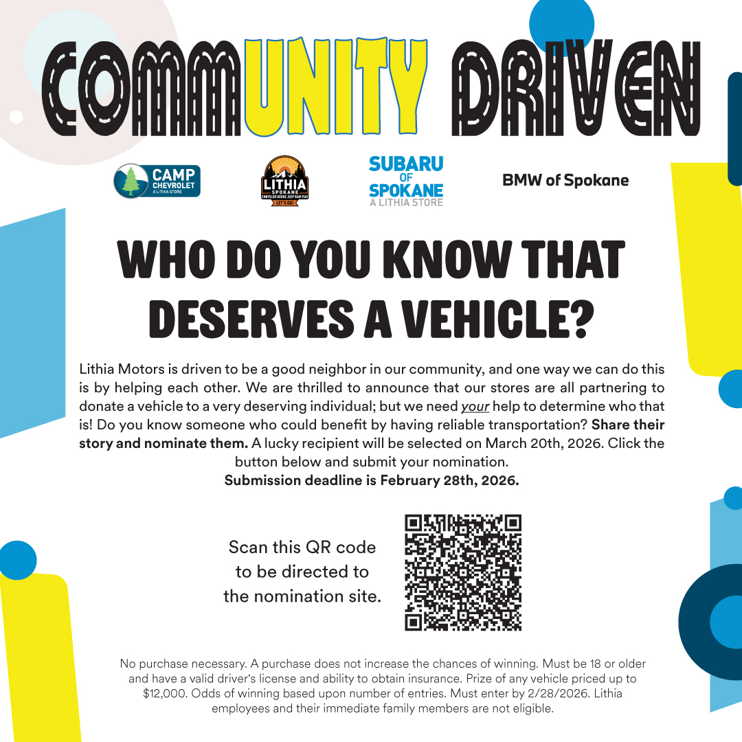 BMW of Spokane Facebook ad: Community Driven | Spokane Lithia Stores