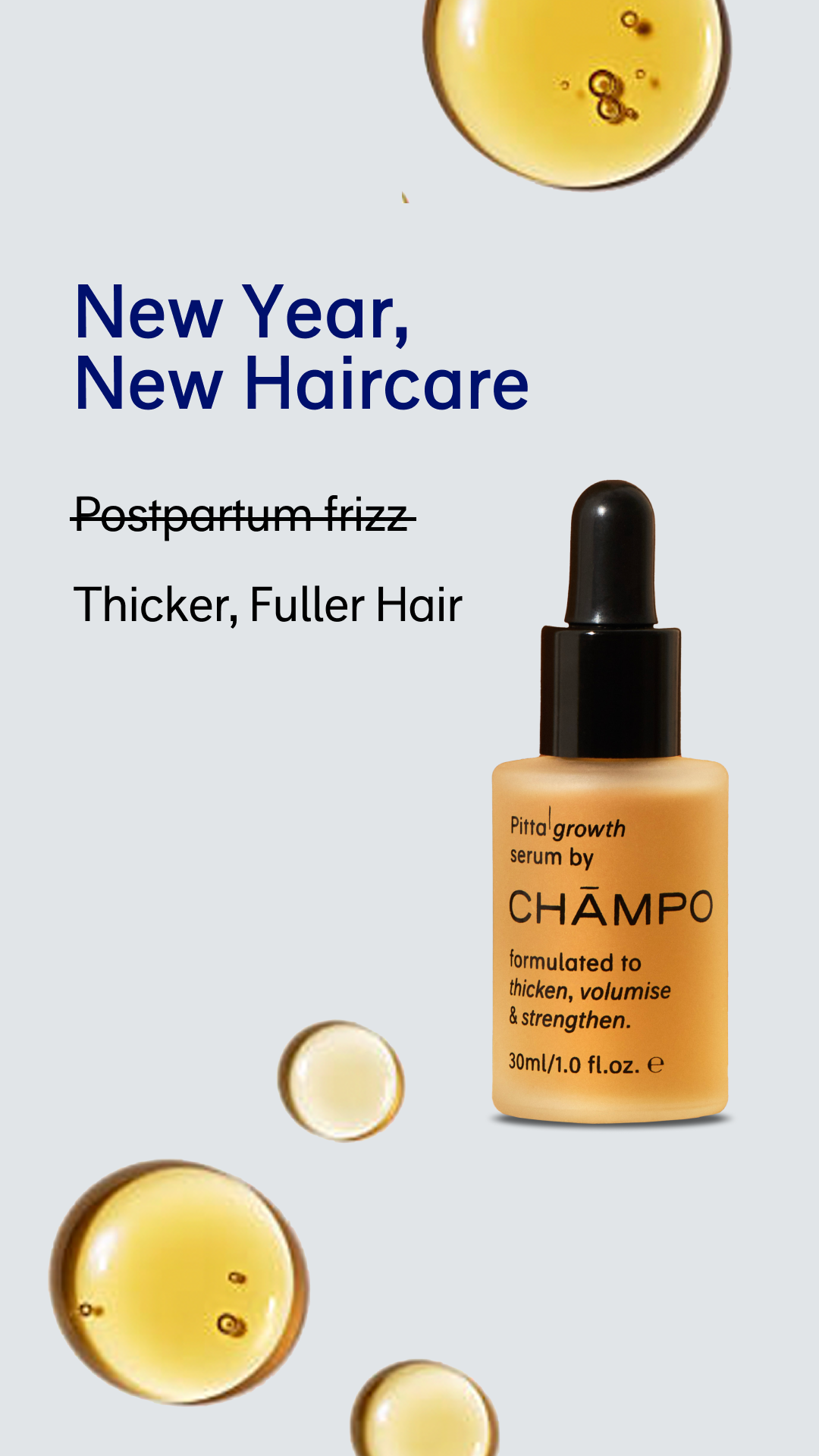 Chāmpo Haircare Facebook ad
