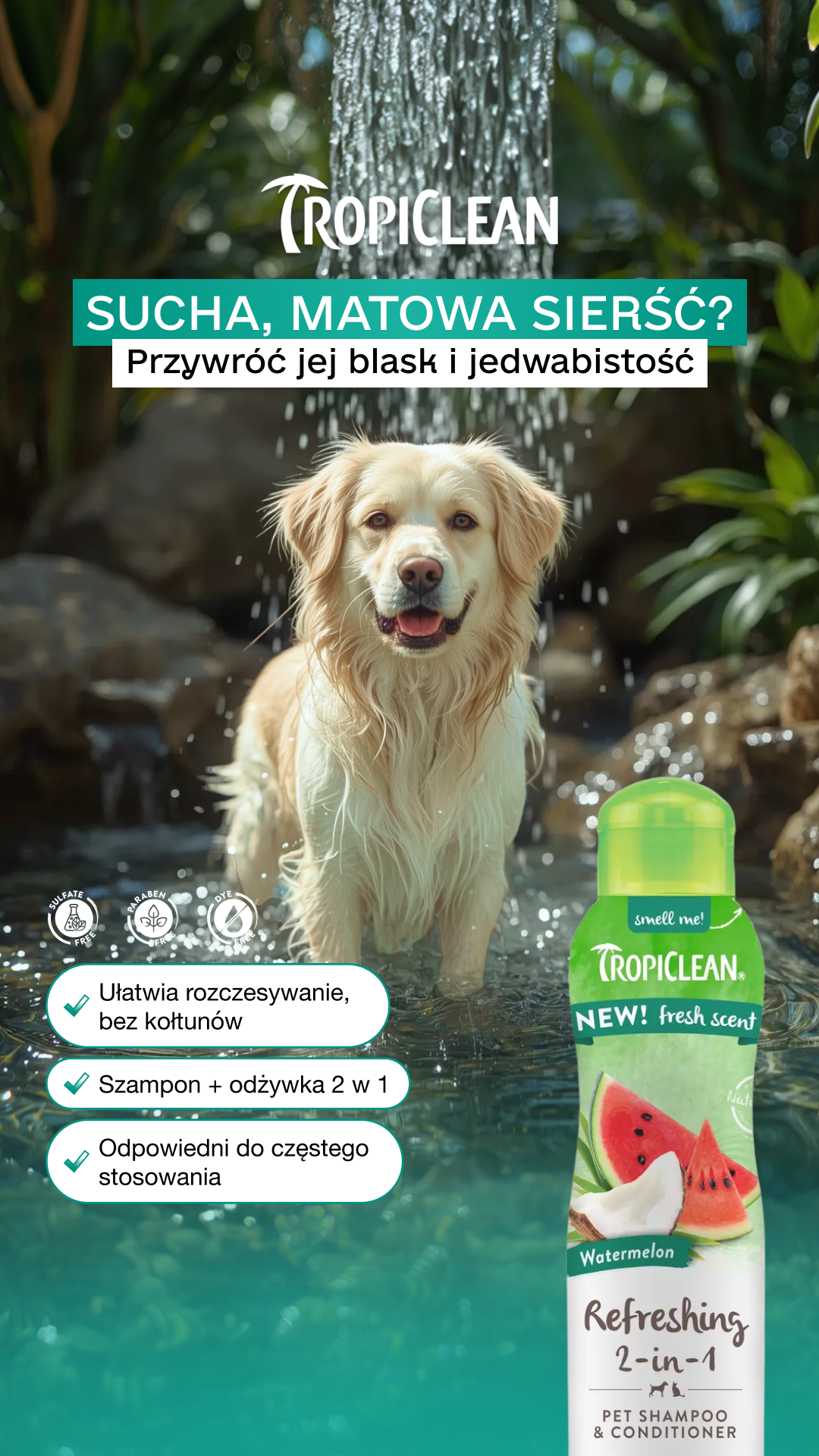 Tropiclean Polska Facebook ad from Apr 10, 2026