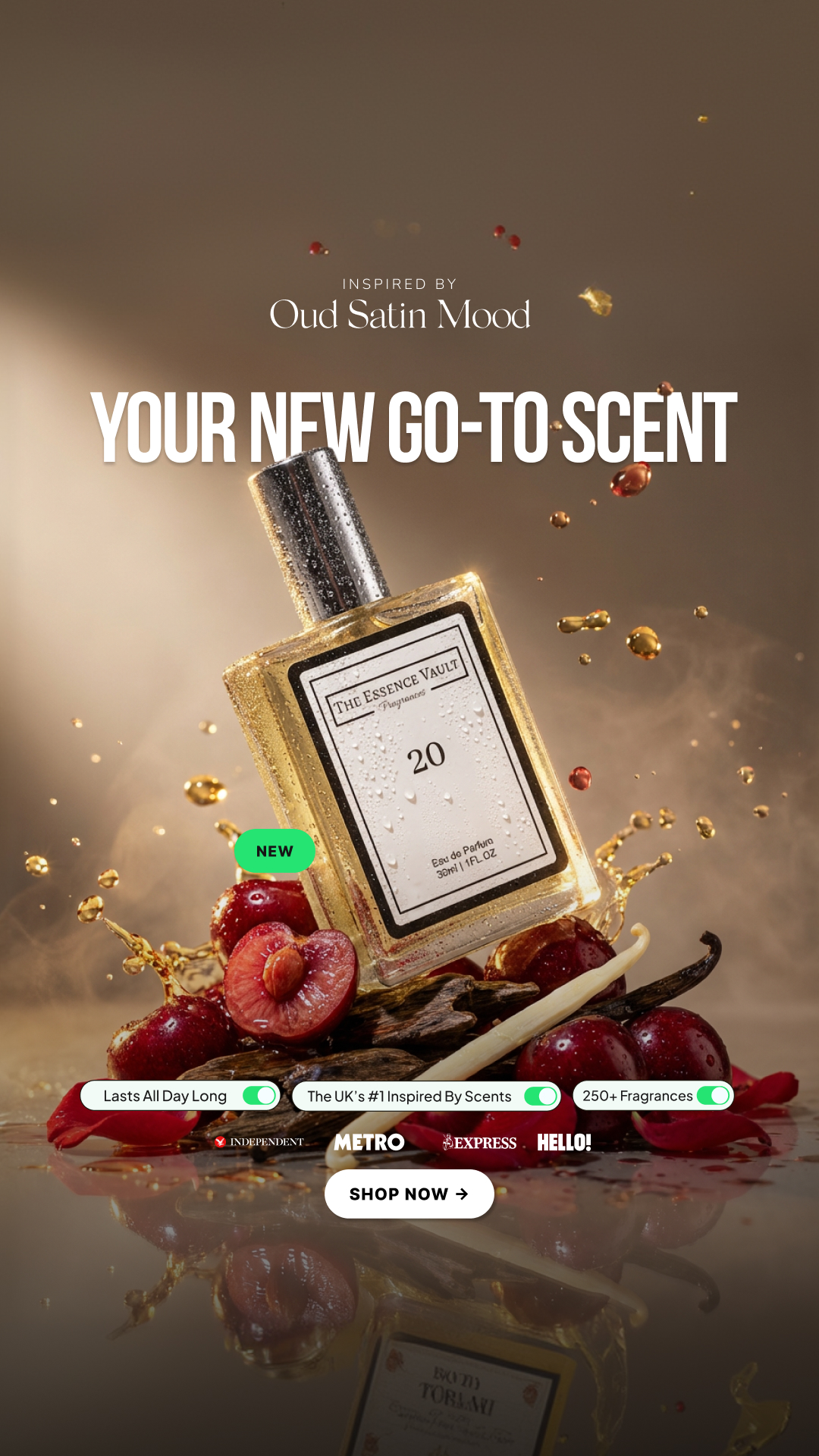 The Essence Vault Facebook ad