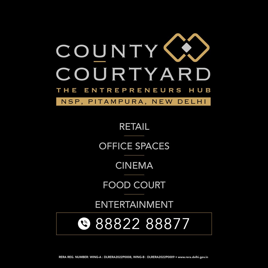 County Courtyard Facebook ad: For the investors planning to book a space…