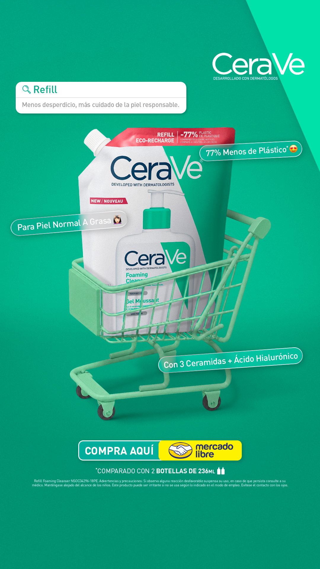CeraVe Skincare Facebook ad from Aug 4, 2026