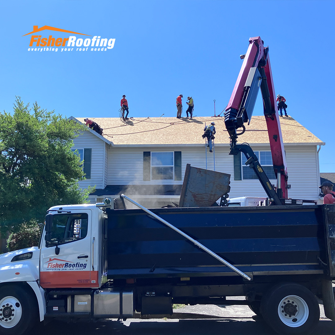 Fisher Roofing Facebook ad