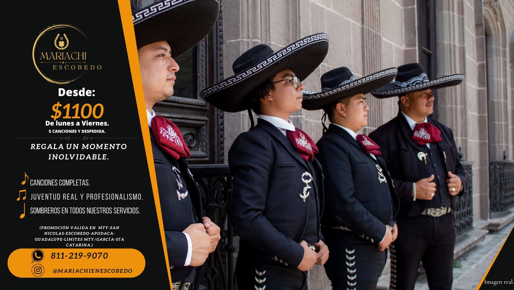 Mariachi en Escobedo Facebook ad: ¡EL MEJOR REGALO SIEMPRE!