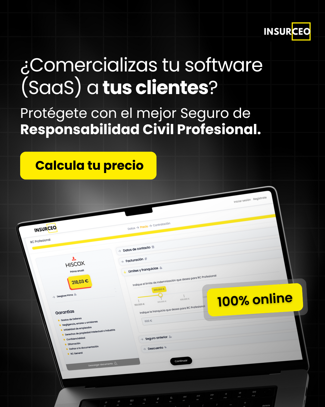 Insurceo Facebook ad from Dec 16, 2025