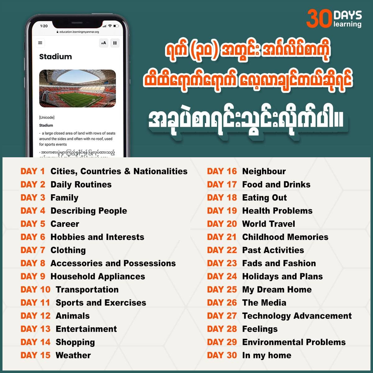 30days Learning Facebook ad