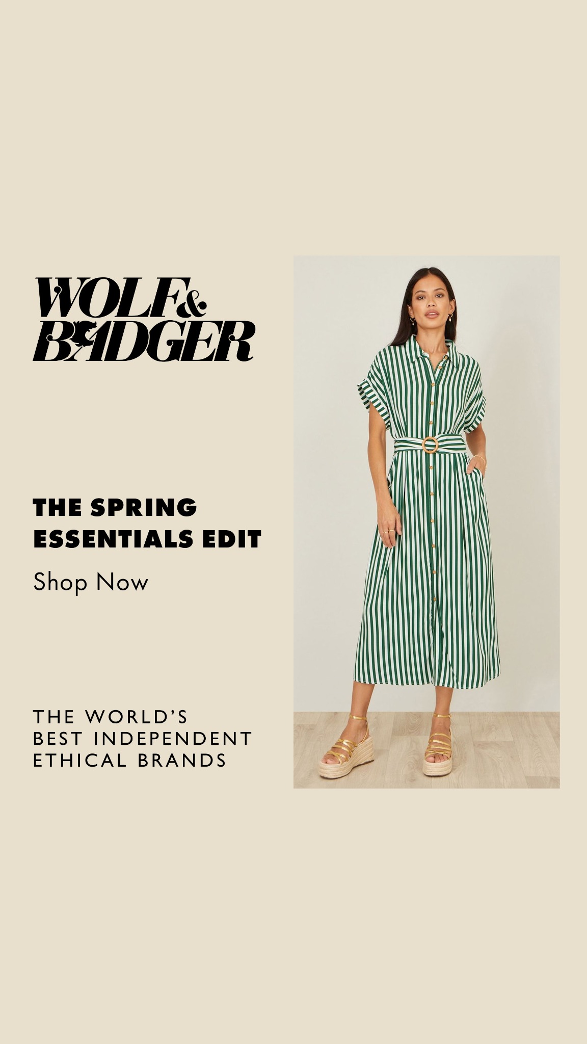 Wolf & Badger Facebook ad