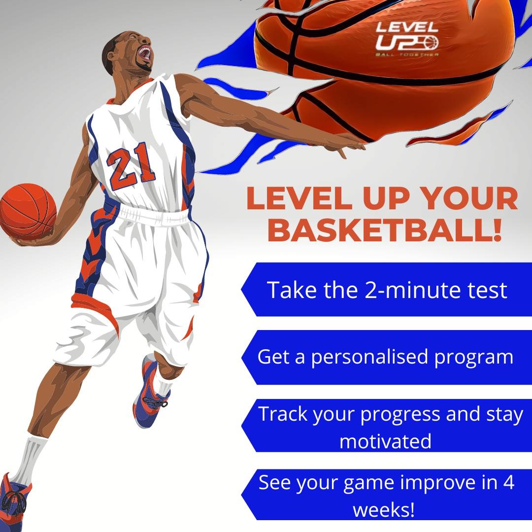 Level Up - Basketball Training App Facebook ad