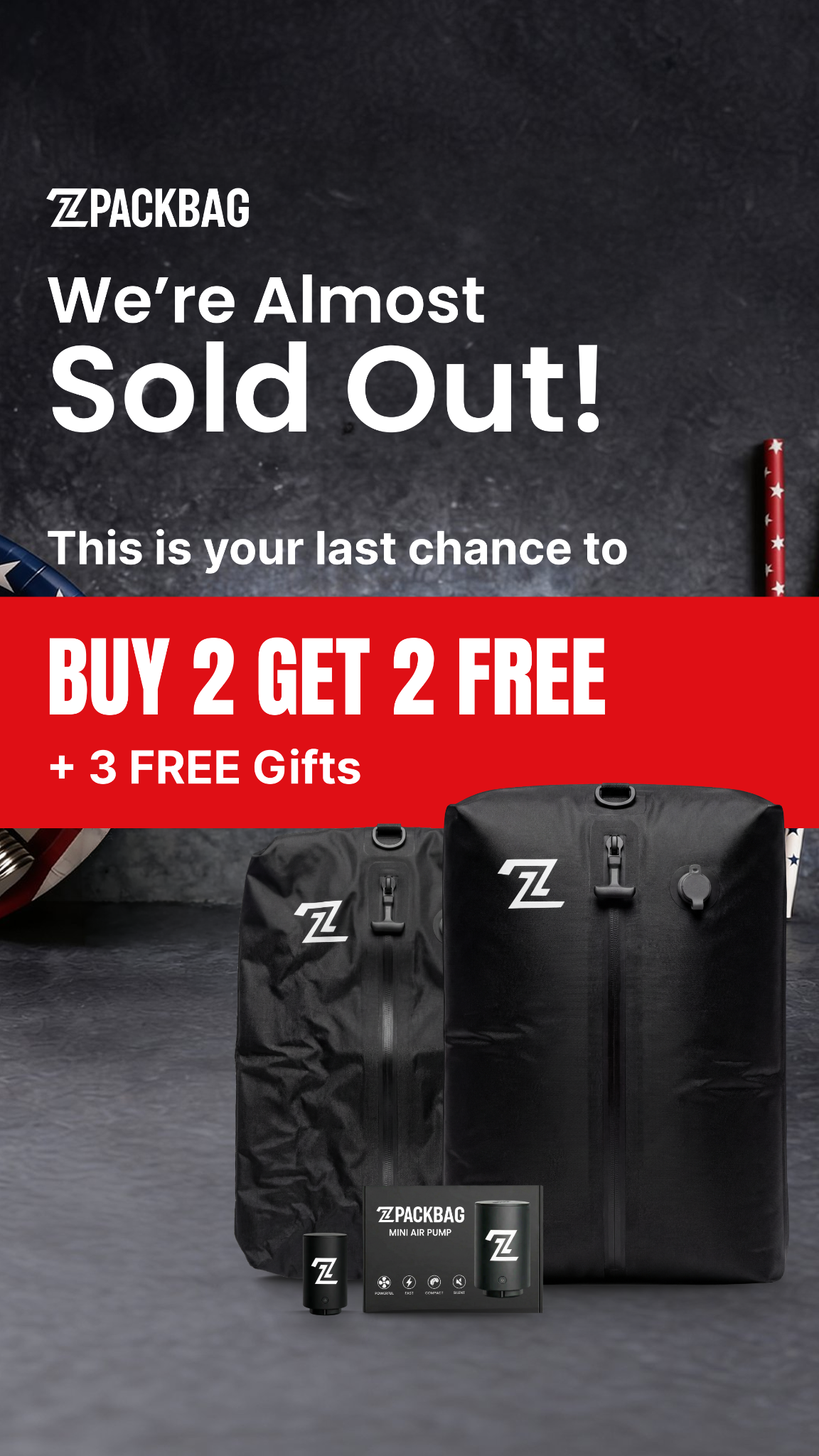 2packbag Facebook ad